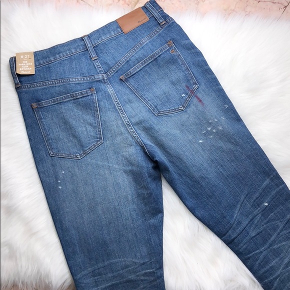 LAST ONE MADEWELL HIGH RISE SLIM BOYJEAN PAINTER - Picture 4 of 6